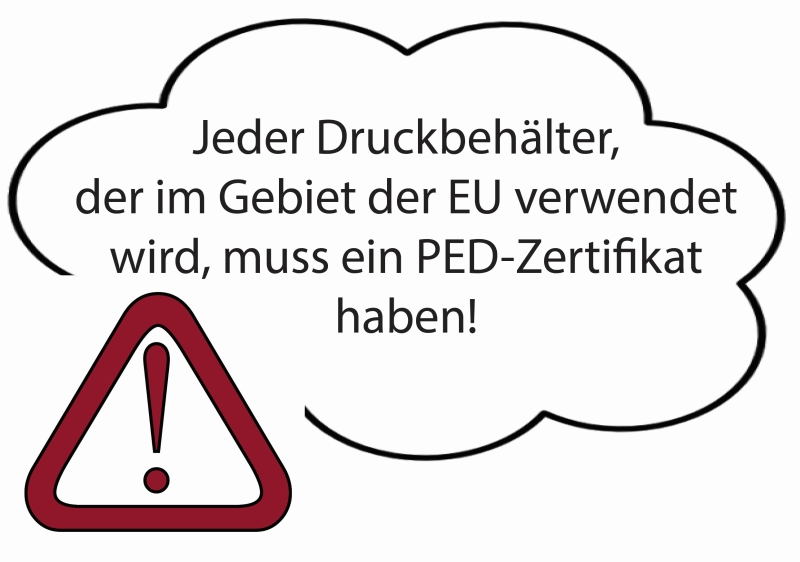 PED Zertifikat