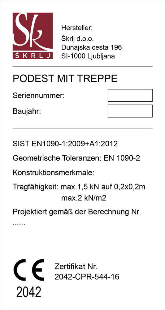 Typenschild