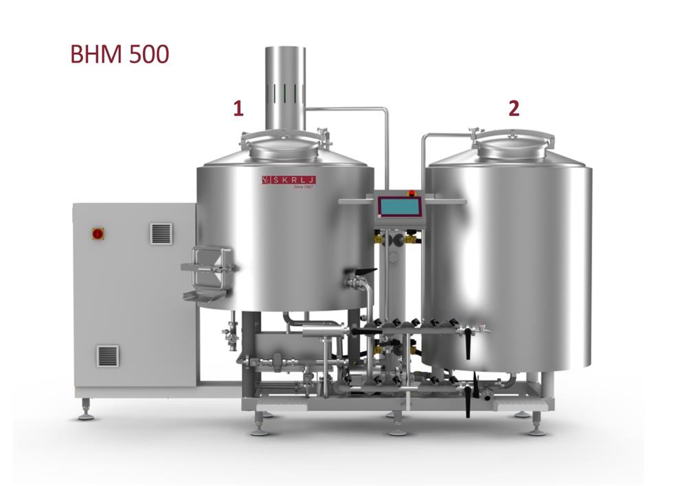 compact brewhouse BHM500