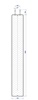 Picture of PTI 2500X355 2XG1/2"ZN, L=150 MM 4301 EP